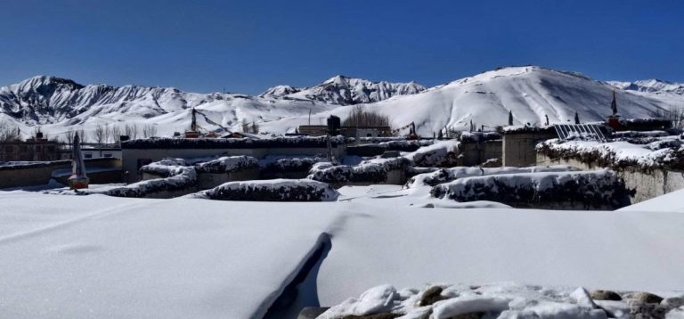 हिमपातले उपल्लो मुस्ताङसँगको सम्पर्क टुट्यो