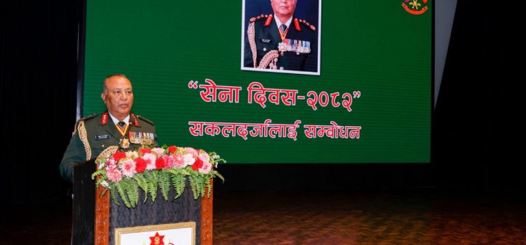 शान्तिपूर्ण निर्वाचन गराउन प्रधानसेनापतिको विशेष निर्देशन